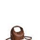 Rebecca Small Cutie Leather Bag, Caramel