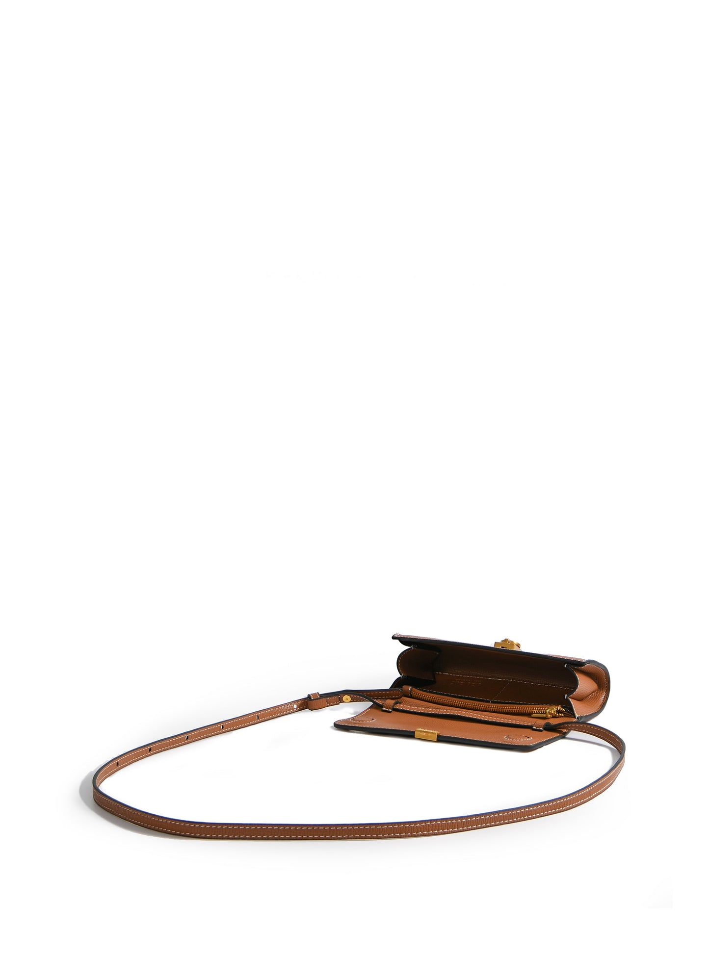 Aria 3-way Convertible Belt Crossbody Pencil Bag, Caramel