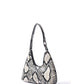 Alexia Bag in Smooth Leather, Snake