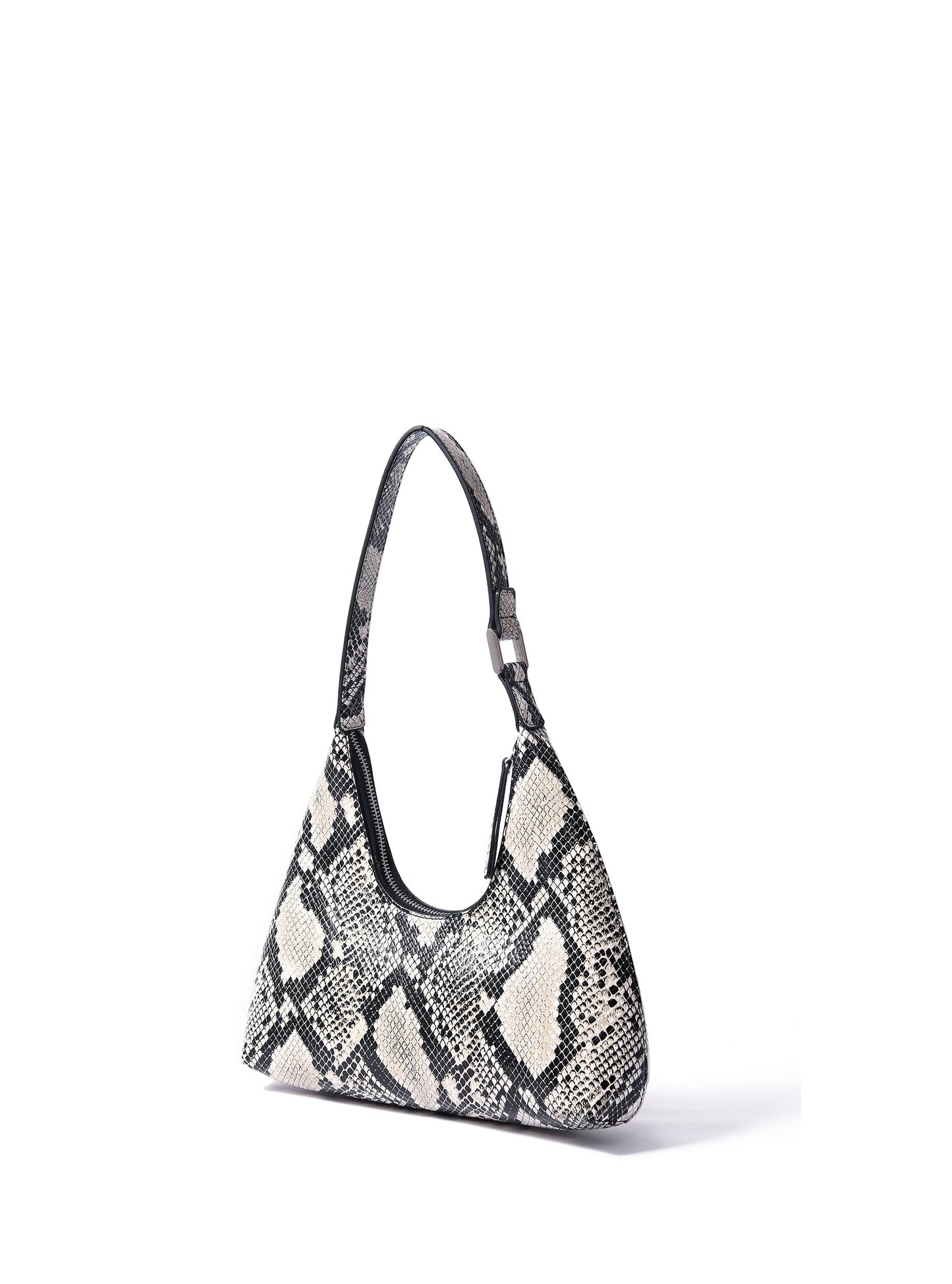 Alexia Bag in Smooth Leather, Snake