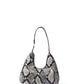 Alexia Bag in Smooth Leather, Snake