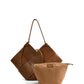 Taylor Contexture Leather Bag, Caramel