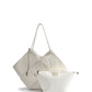 Taylor Contexture Leather Bag, Off White