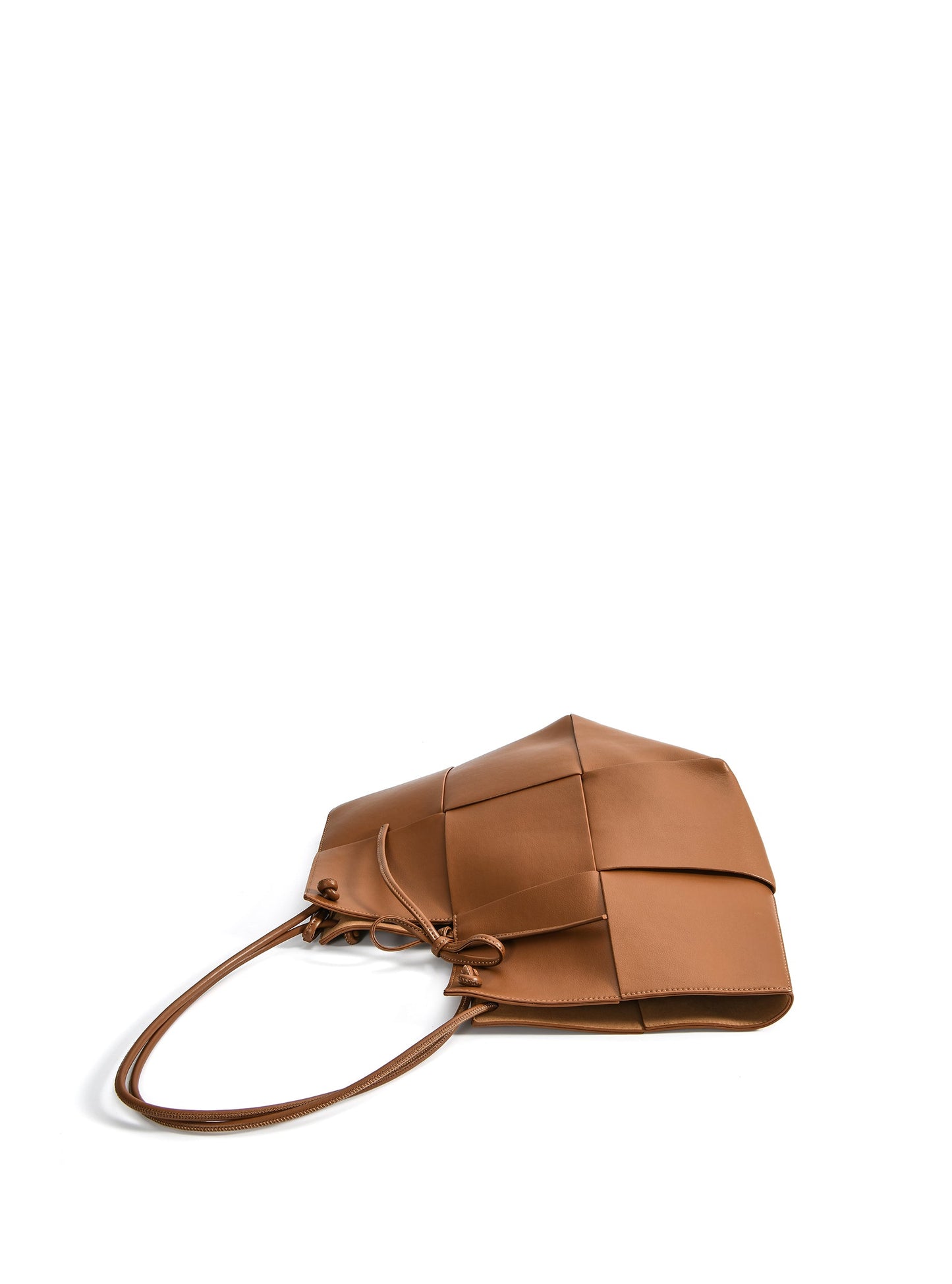 Taylor Contexture Leather Bag, Caramel