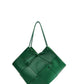 Taylor Contexture Leather Bag, Racing Green