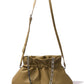 Mila Bag in Smooth Leather, Mustard Green