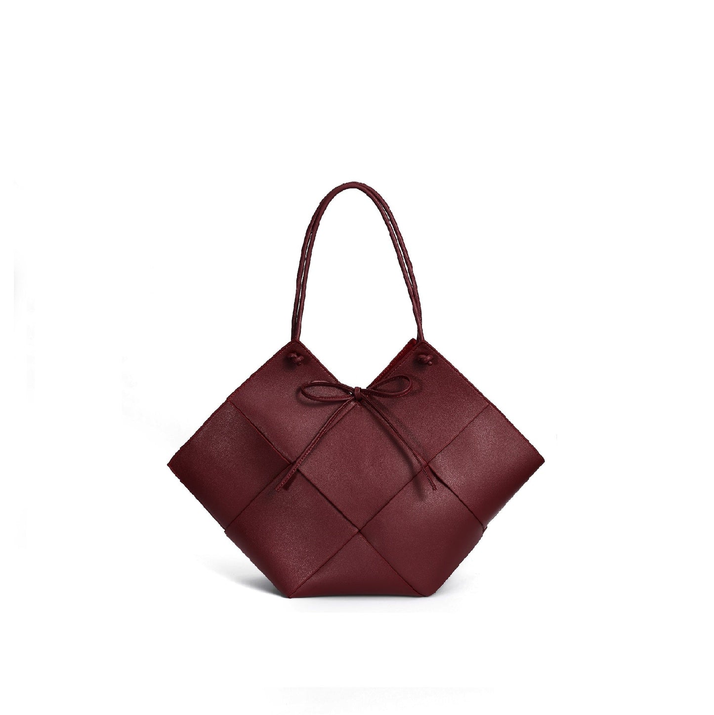 Taylor Contexture Leather Bag, Plum (Burgundy)