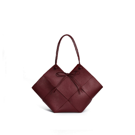 Taylor Contexture Leather Bag, Plum (Burgundy)