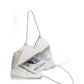 Taylor Contexture Leather Bag, Off White