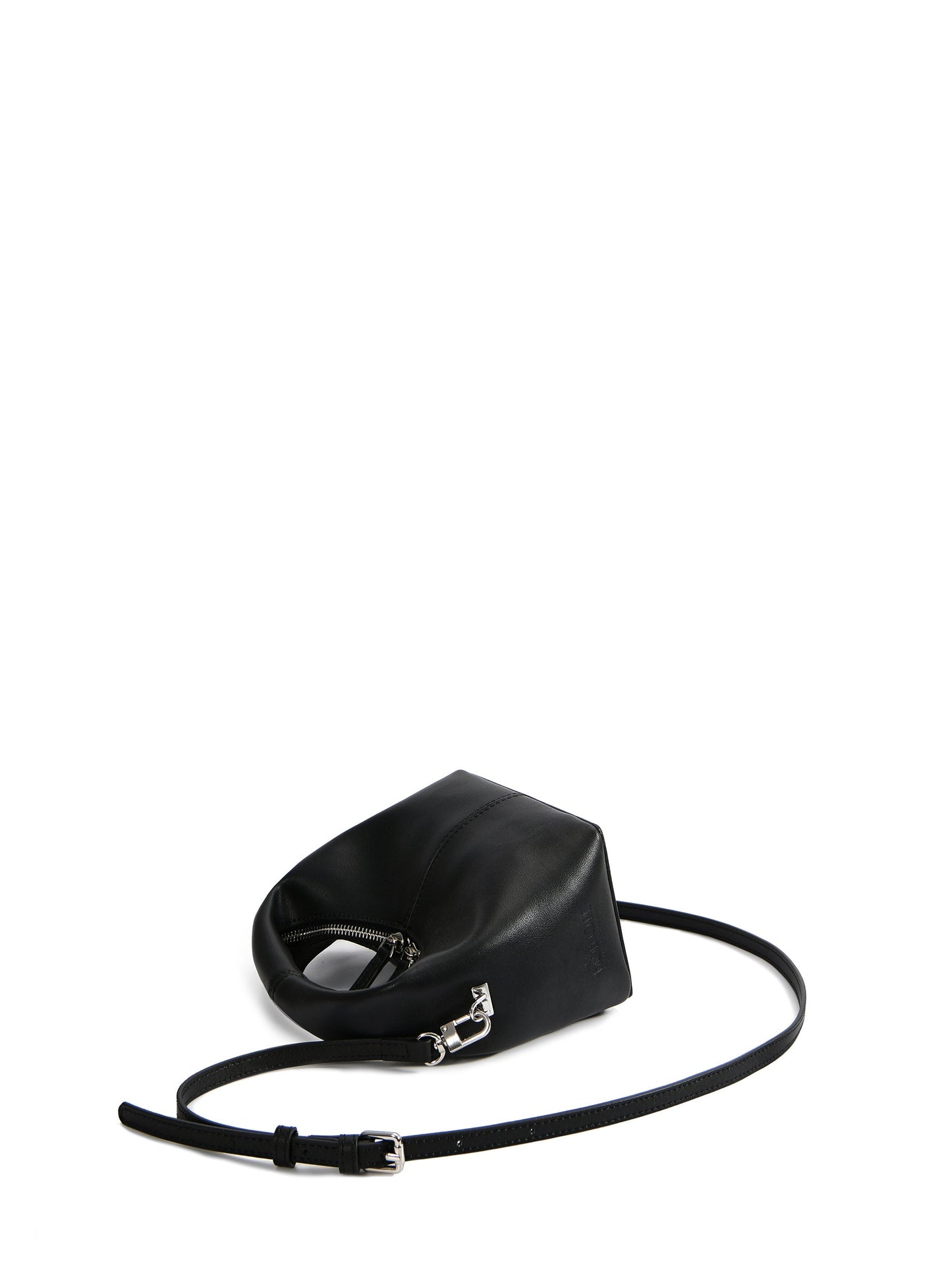 Rebecca Small Cutie Leather Bag, Black