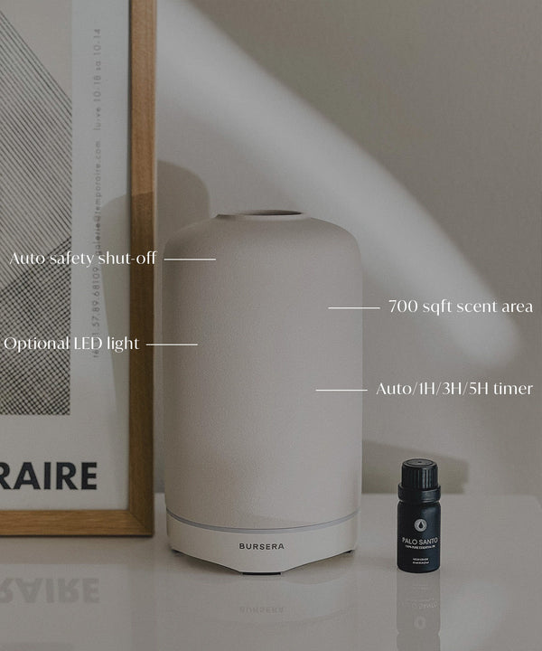 Essential Oil Diffuser - White - BotoxBarb 