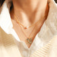 ELAYNE GOLD PEARL NECKLACE