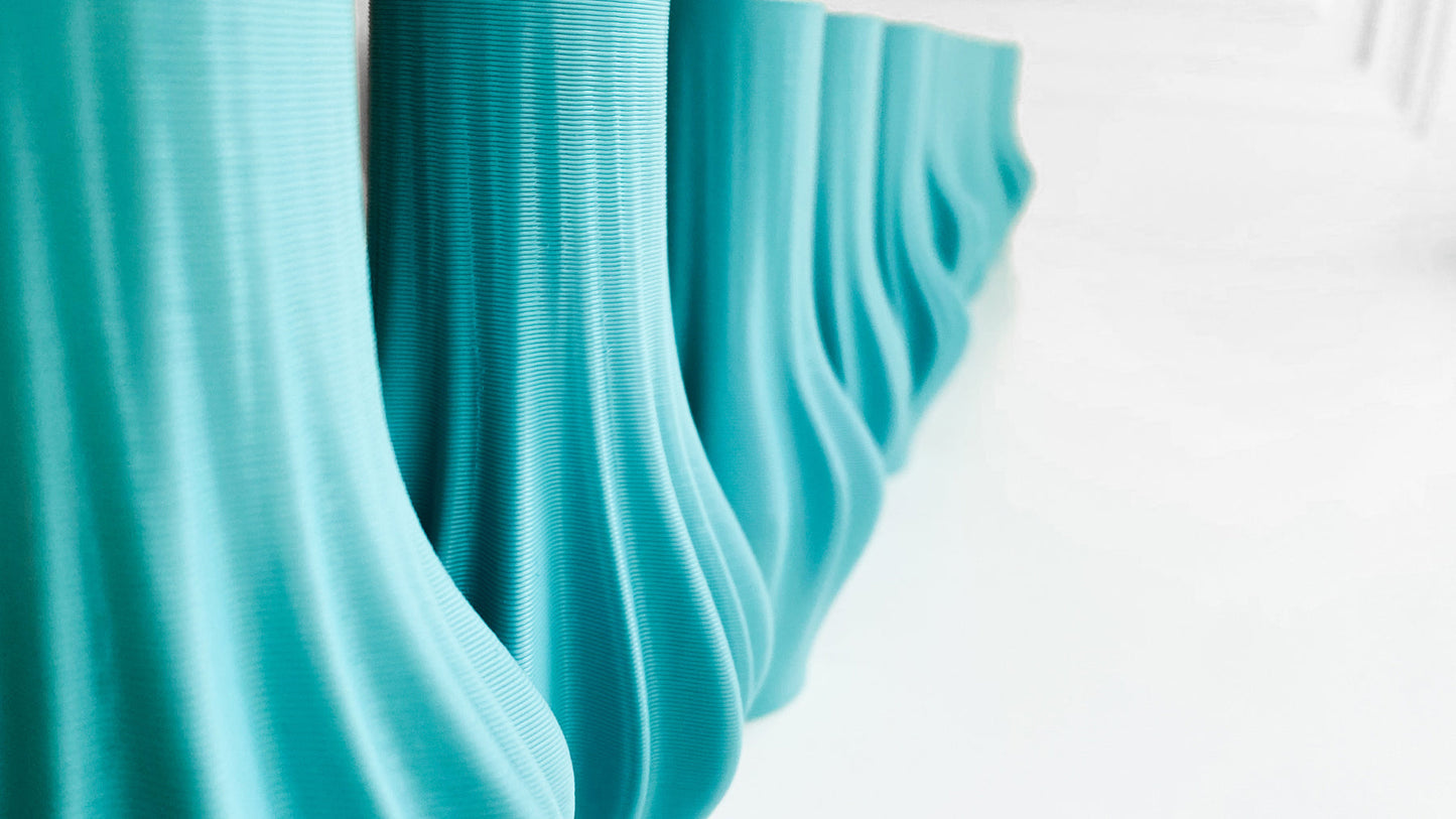 LAMELLA VASES • TURQUOISE