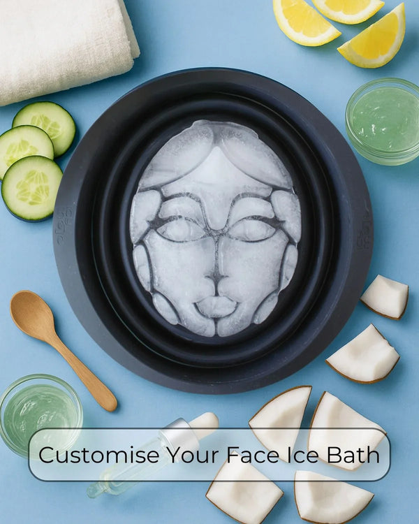Face Ice Bath Bowl – Foldable & Portable