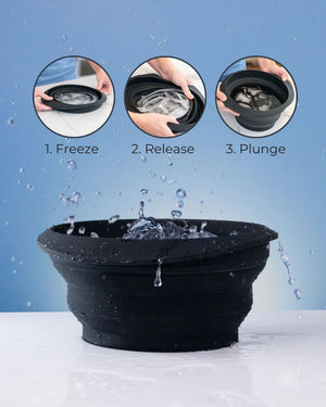 Face Ice Bath Bowl – Foldable & Portable