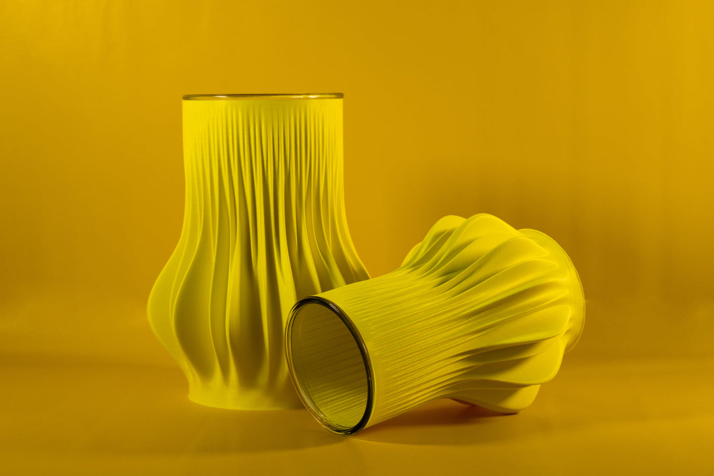 LAMELLA VASE • LEMON