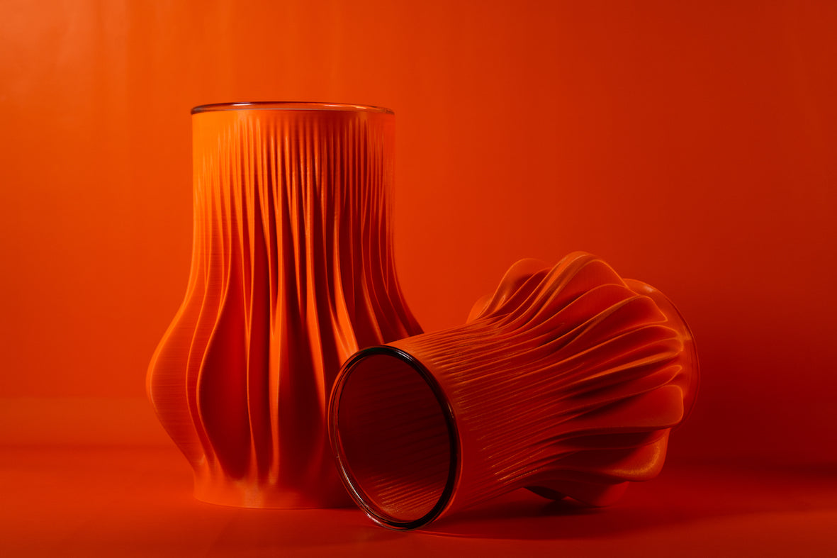 LAMELLA VASE • ORANGE