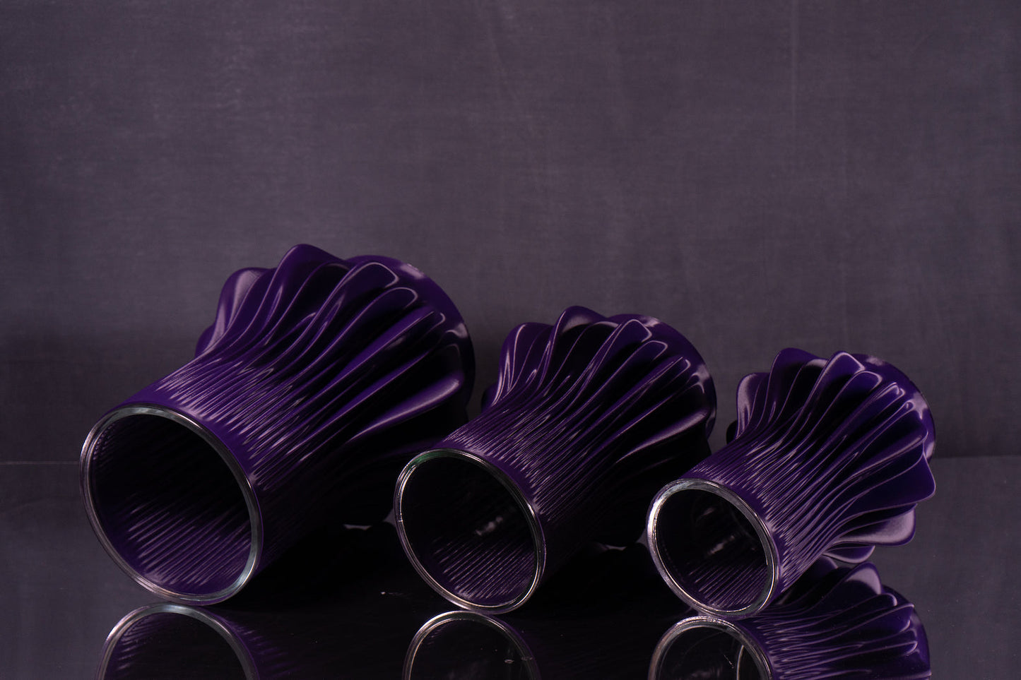 LAMELLA VASE • PLUM