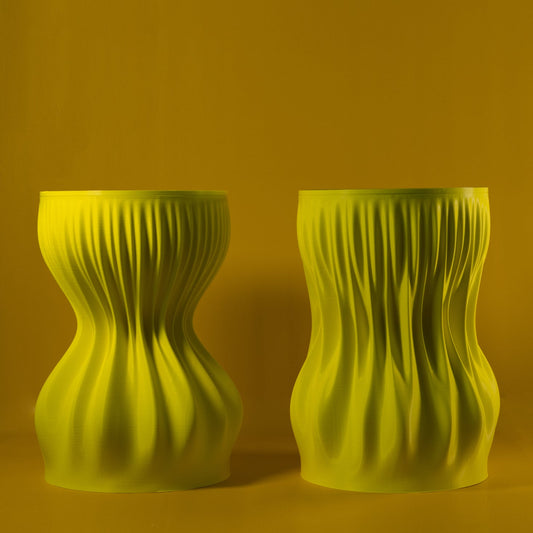 LAMELLA SIDE TABLES • LEMON