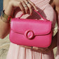 Makoto Leather Bag, Pink