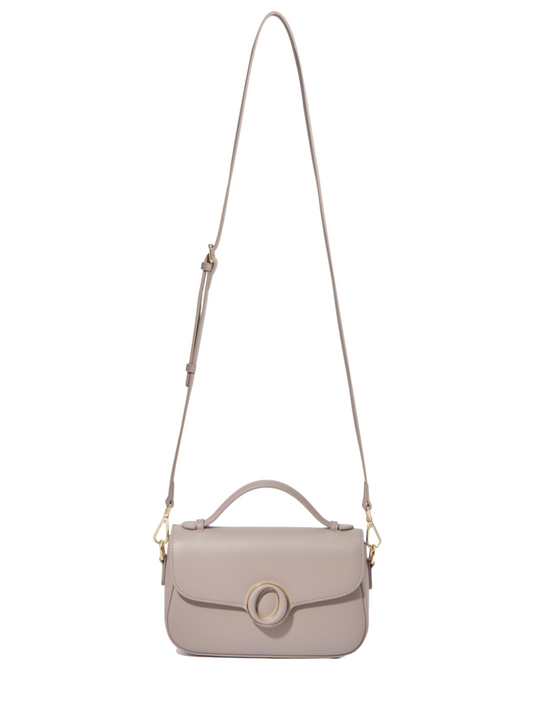 Makoto Leather Bag, Gray