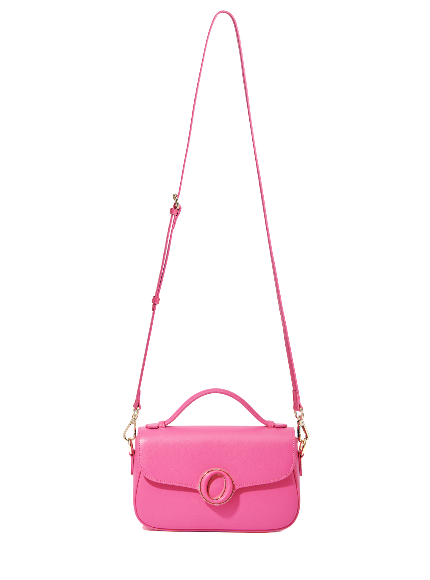 Makoto Leather Bag, Pink