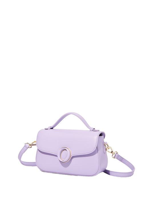 Makoto Leather Bag, Purple