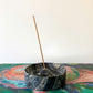 Incense Holder - Black Marble