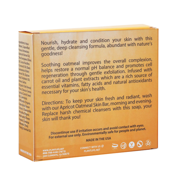 Apricot Oatmeal Skin Bar - BotoxBarb 