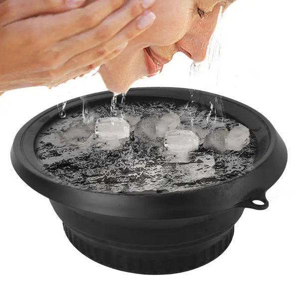 Face Ice Bath Bowl – Foldable & Portable
