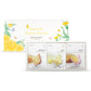 3 Butterfly Tea Bag Yellow Gift Box