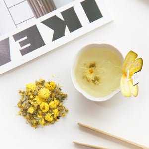 6 Butterfly Flower Tea Bag Orange Box - BotoxBarb 