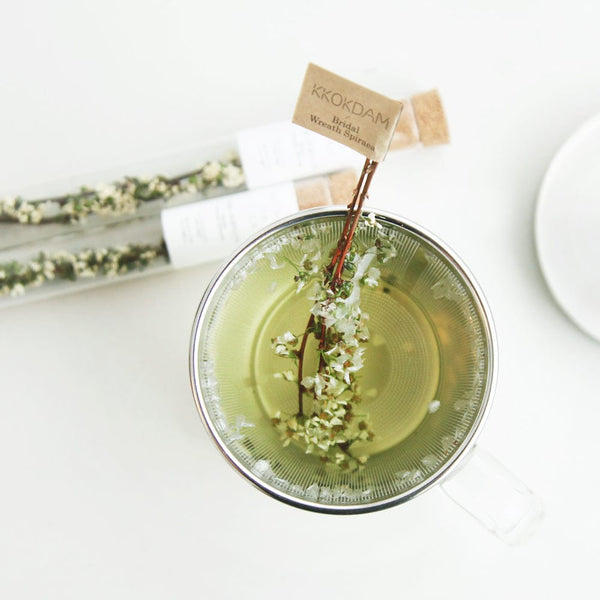 Bridal Wreath Spiraea Flower Tea Stick Gift Set - BotoxBarb 