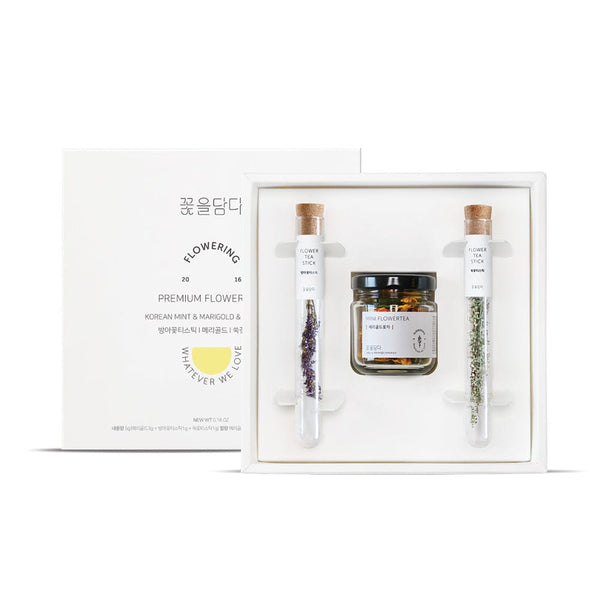 1 Mini Flower Tea & 2 Flower Tea Stick Gift Set - BotoxBarb 