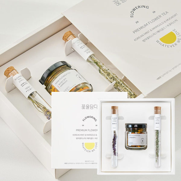 1 Mini Flower Tea & 2 Flower Tea Stick Gift Set - BotoxBarb 