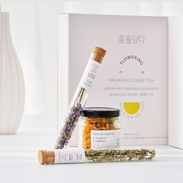 1 Mini Flower Tea & 2 Flower Tea Stick Gift Set - BotoxBarb 