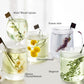 KKOKDAM 5 Kinds of Flower Tea Sticks Gift Collection