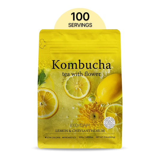 [Launching Event]Flower Kombucha Tea 500g Bulk Pouch(100 Servings)