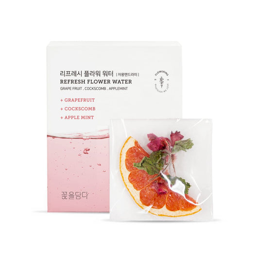 Fruit & Flower Tea (10ea) Box - Grapefruit & Cockscomb & Apple Mint