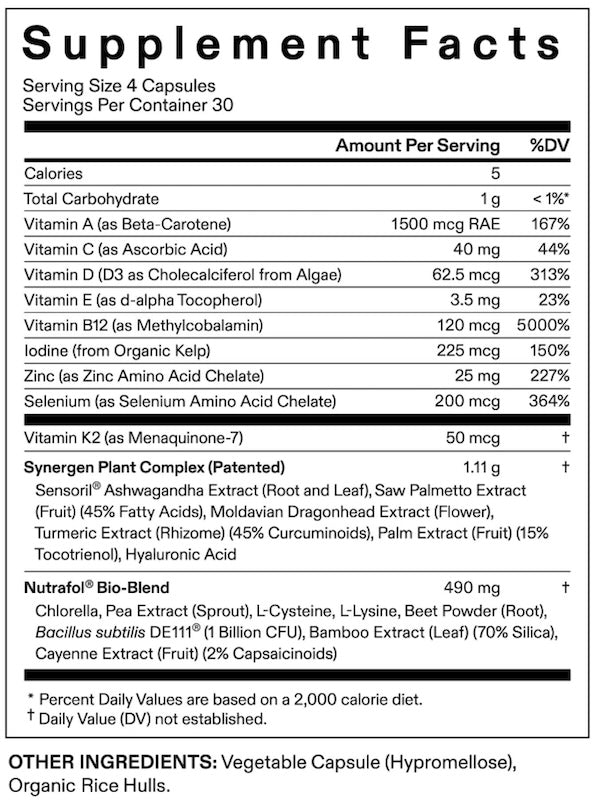 Nutrafol Women’s Vegan - Growth Pack (3 month supply) - BotoxBarb 