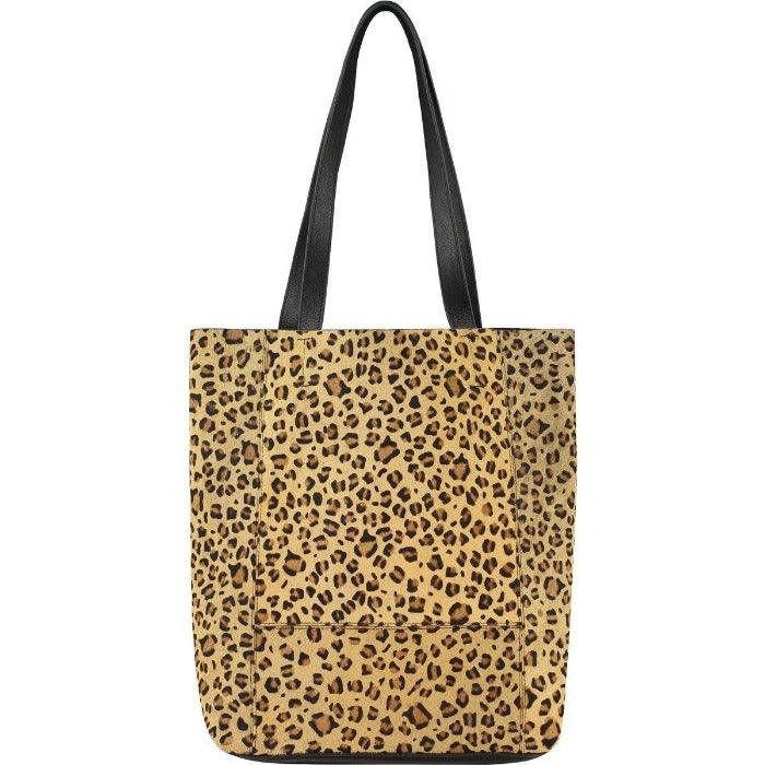 Brix + Bailey Animal Print Leather Tote