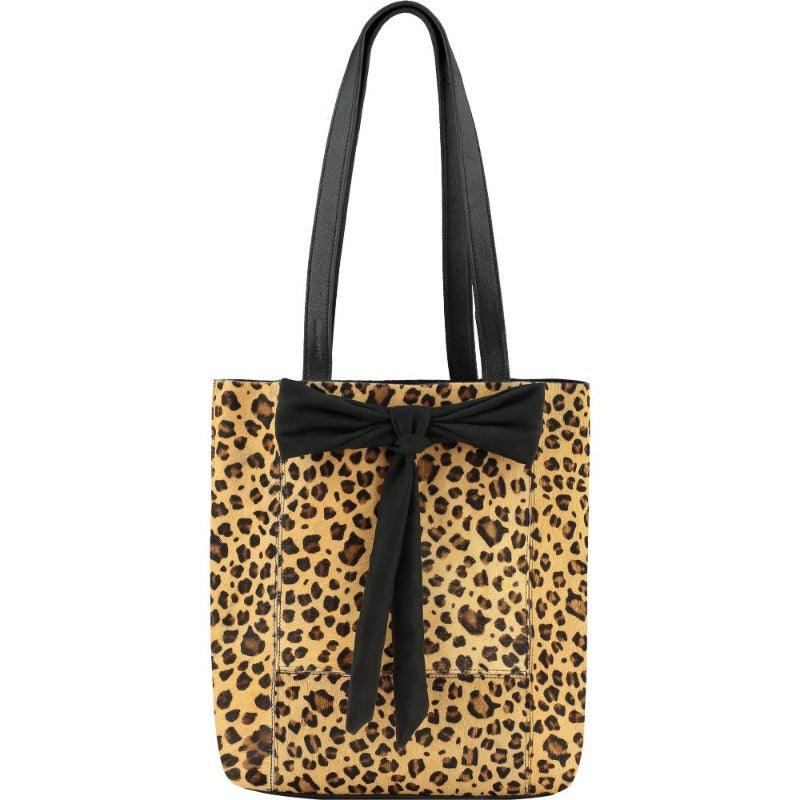 Brix + Bailey Small Animal Print Leather Tote