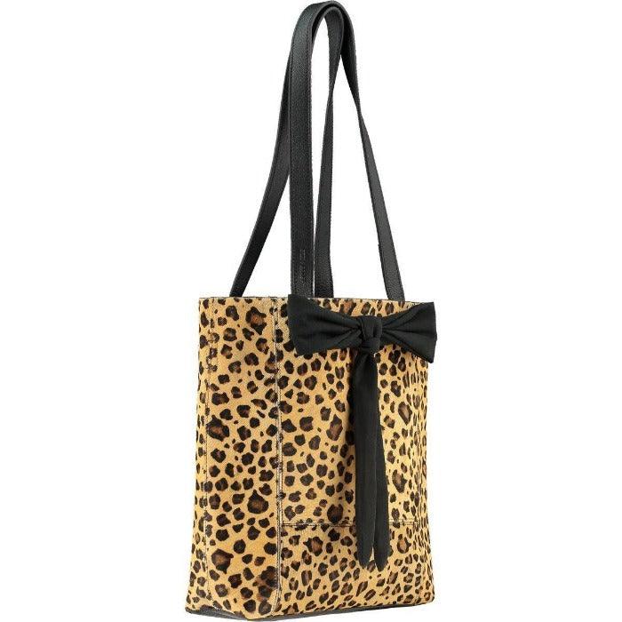 Brix + Bailey Small Animal Print Leather Tote