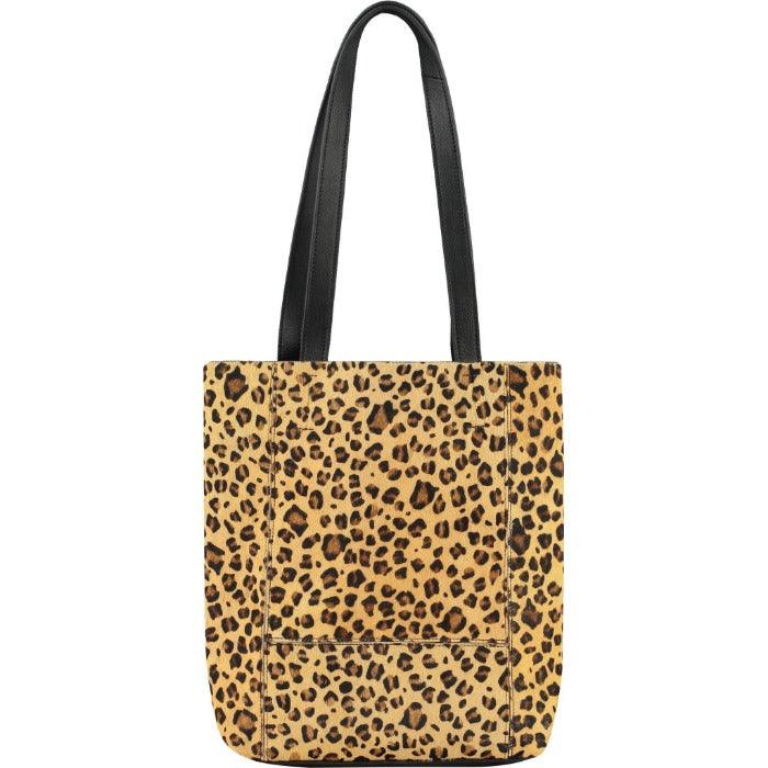 Brix + Bailey Small Animal Print Leather Tote