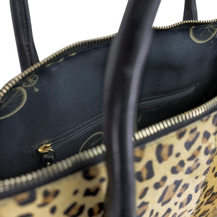 Animal Print Leather Grab Bag